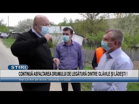 CONTINUA ASFALTAREA DRUMULUI DE LEGATURA DINTRE GLAVILE SI LADESTI