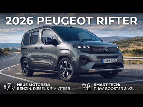 2026 Peugeot Rifter mit neuen Motoren vorgestellt