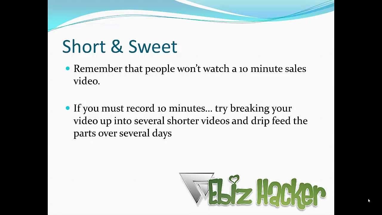 6 Tips For Effective Video Marketing - Video Marketing Part #1