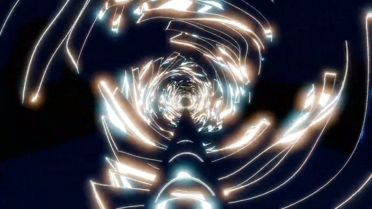 Shiny Reflective Glass Tunne | 4K Relaxing Screensaver