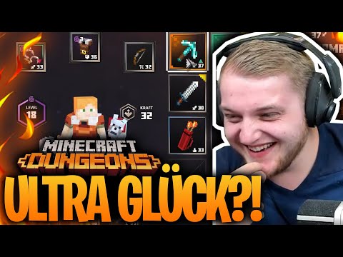 Gtime QUITET Game, weil ich so ein ITEM LUCK habe? 😂😎 | Minecraft Dungeons mit Spark, Ruru und Gtime