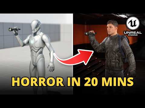 How to Make an INSANE Horror Game in 20 Minutes!
