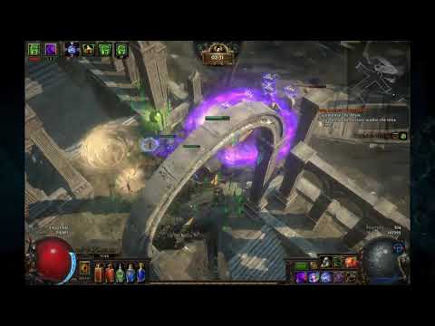 Pathofexile /Twitch Highlight/Arcanist Brand with Bladefall, pt.10 mapping and stuff