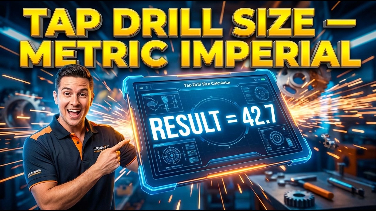 Tap Drill Size Calculator — Metric Imperial
