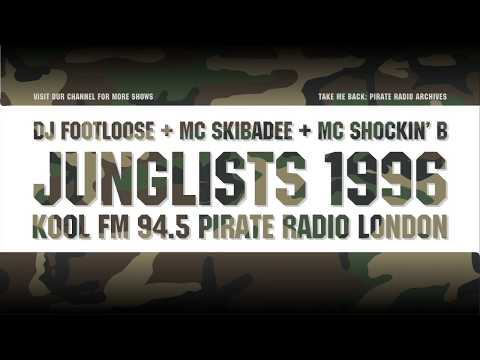 JUNGLISTS 1996 | DJ FOOTLOOSE, MC SKIBADEE & MC SHOCKIN' B | KOOL FM 94.5 | LONDON PIRATE RADIO