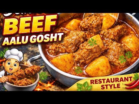 Ghar pr Bnaye Restaurant Style Aalu Ghost 