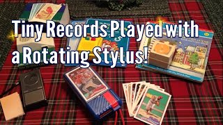 This Spinning Stylus Plays "Podcast" Records?! Vintage Record Player + Dial-A-Story Audio