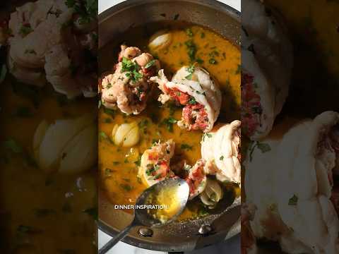 Butter poached lobster tails