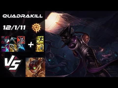 BOTTOM Lucian vs Ziggs [QUADRAKILL] - EU Challenger Patch 25.24