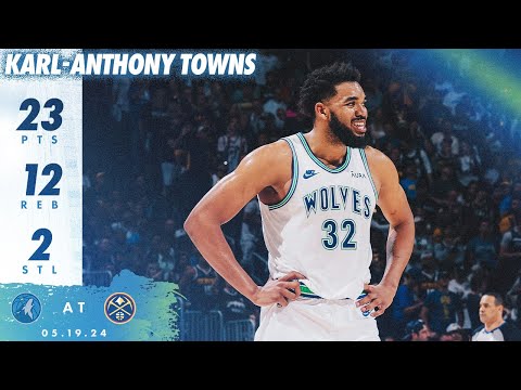 Karl-Anthony Towns Scores 23 Points In GAME 7 WIN vs. Nuggets To ADVANCE TO WCF | 05.19.24