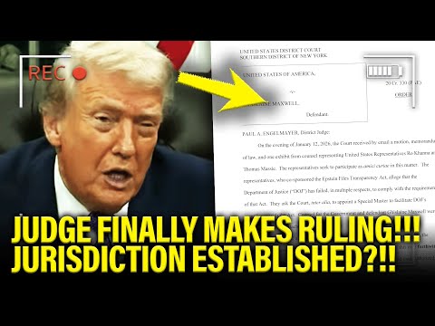 🚨Trump is BLINDSIDED as Judge Finally Makes EPSTEIN RULING!!