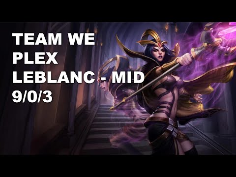 Team WE Plex Mid LeBlanc vs Ziggs - KR Challenger Rank Game