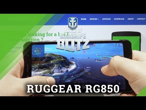 World of Warship Gameplay on RUGGEAR RG850 – Game Test