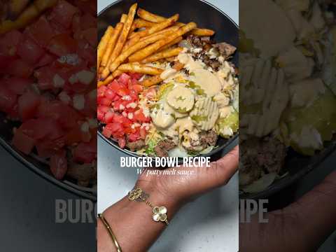EASY Burger Bowl Recipe w/ Patty Melt Sauce 🍔🔥