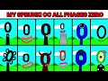 My Sprunki Oc Sprunki OC All Zero From Numberblocks All Phases Compilation