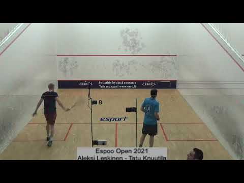 EspooOpen21: Tatu Knuutila ESRC - Aleksi Leskinen MiSq
