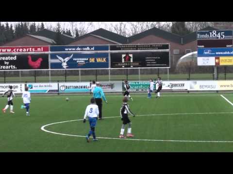 23-02-2013 oefenwedstrijd SDVB D1-Zwart-Wit D1