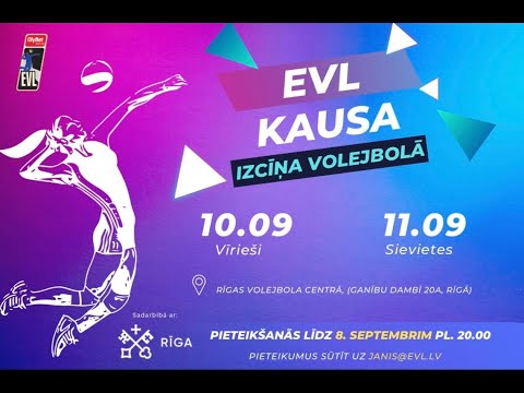 EVL kausa izcīņa volejbolā vīriešiem 10.09.2022 - 2.laukums