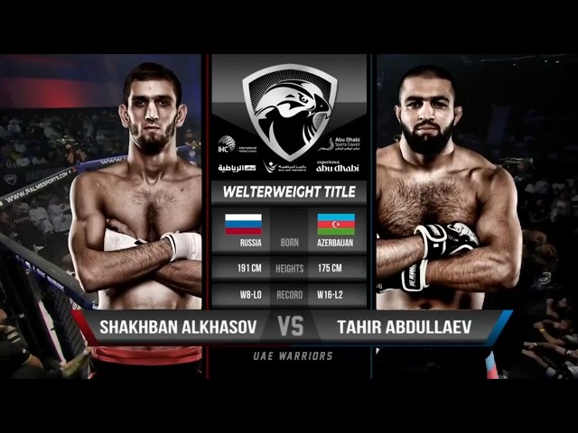 Tahir Abdullaev vs. Shakhban Alkhasov Full Fight | UAE Warriors 50