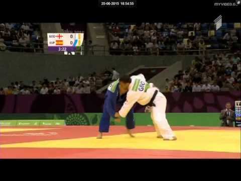Amiran Papinashvili vs Francisco Garrigos European games Baku 2015