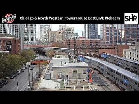 Live webcam view of Chicago & North Western Power House (East)