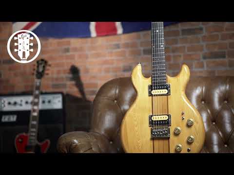 Kay Double Cut, Natural, Neck Through, ebony fingerboard 70's Vintage image 26