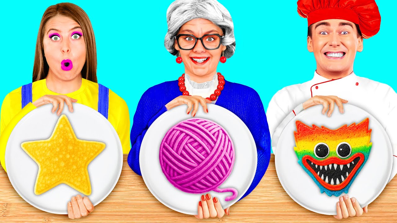 自分 vs おばあちゃんの料理チャレンジ | 素晴らしい料理レシピ GoFun Challenge