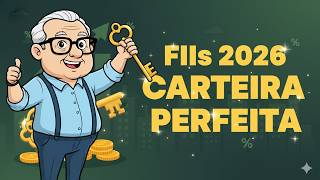 A Carteira PERFEITA de Fundos Imobiliários para 2026 (Passo a Passo Completo)