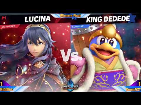 Ultimate SmashaPalooza #10: Winners Finals - KumaFiST (King Dedede) vs Riddles (Lucina)