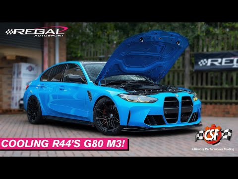 BIG TURBO G80 M3 UPGRADES [CSF INTERCOOLER MANIFOLD IN MEXICO BLUE]