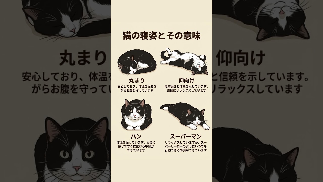 [Giipet] 猫の寝姿が意味すること#猫 #猫好きさんと繋がりたい #可愛い #fyp #猫のいる生活 #Giipet #猫のいる暮らし #猫好き #fypシ