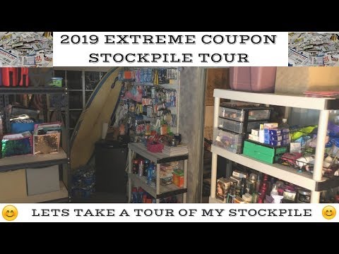 Massive Coupon Stockpile Tour 2019~Lets Take a Tour of my Couponing Stockpile 2019~Lots to Show ❤️🥰 Video