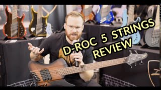 Video thumbnail for D-Roc Standard five strings review by Patrick Hunter, NAMM 2020 by DingwallGuitars