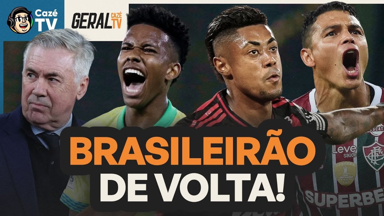 BRASIL SÓ EMPATA COM A TUNÍSIA; FLA E PORCO NA DISPUTA PELA LIDERANÇA DO BRASILEIRÃO! | GERAL CAZÉTV