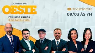 ATÉ A GLOBO ESTÁ DESMENTINDO ALEXANDRE DE MORAES - JORNAL DA OESTE 1ª EDIÇÃO - 09/03/2026