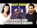 ARIJIT SINGH with his soulful performance | 6th Royal Stag Mirchi Music Awards | REACTION!!