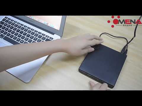 USB 2.0 External Portable Slim Optical Drive Box CD / DVD-RW DVD ROM Combo Burner
