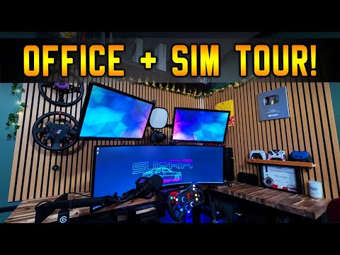 HokiHoshi's Office & Sim Rig Tour 2025! | A Hybrid Sim Racing Desk You've Never Seen Before