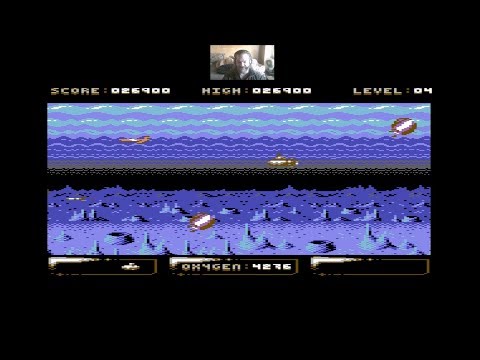 Lukozer Retro Game Review 484 - Sub Hunter - Commodore 64