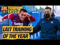 BARÇA SAYS GOODBYE TO 2021 WITH INTENSE TRAINING! ???