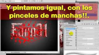 Tutorial Letras Sangrientas Photoshop en español