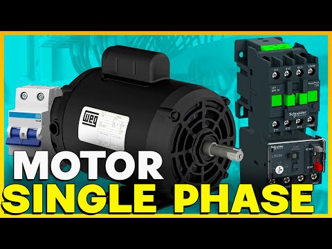 SINGLE PHASE MOTOR CONNECTION WITH MAGNETIC CONTACTOR WIRING DIAGRAM