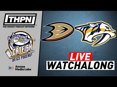 ANAHEIM DUCKS VS NASHVILLE PREDATORS LIVE STREAM! (NHL ANA/NSH LIVE GAME WATCHALONG)