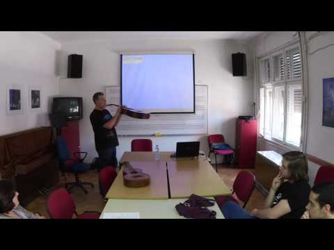 Aleksandar Hadži-Đorđević - Specifičnosti konstrukcija koncertnih gitara...