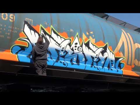 Big Miles & Lesen - Train Graffiti Video - Stompdown Killaz - SDK 2020