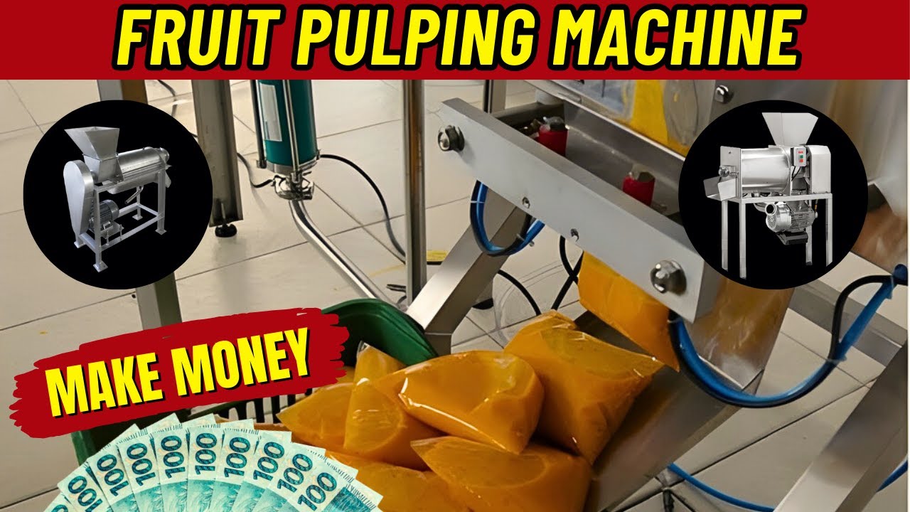 FRUIT PULPING MACHINE 🍓🍊