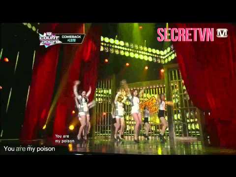 [SECRETVN][Vietsub] 120913 Secret Comeback Stage - POISON