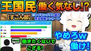 【ホロライブ切り抜き】フブキング「やめろ!働けw」王のグッズを買い、段ボールハウスで満足する王国民だが労働は断固拒否!?【ホロライブ/白上フブキ】