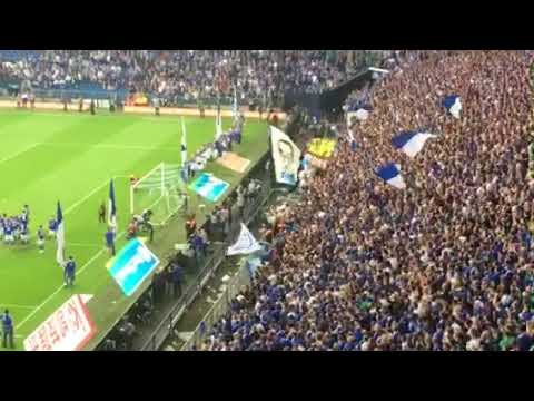 Schalke Dortmund 2:0 nach dem Spiel Mannschaft und Tedesco in der Kurve