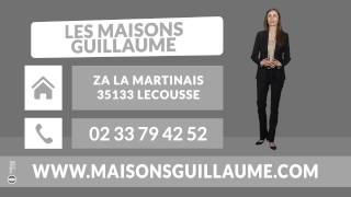 preview picture of video 'LES MAISONS GUILLAUME : constructeurs de maisons individuelles à Lécousse 35'